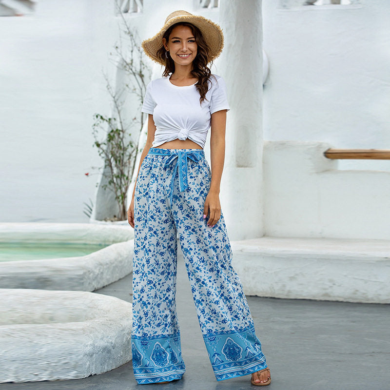 Floral Palazzo Pants