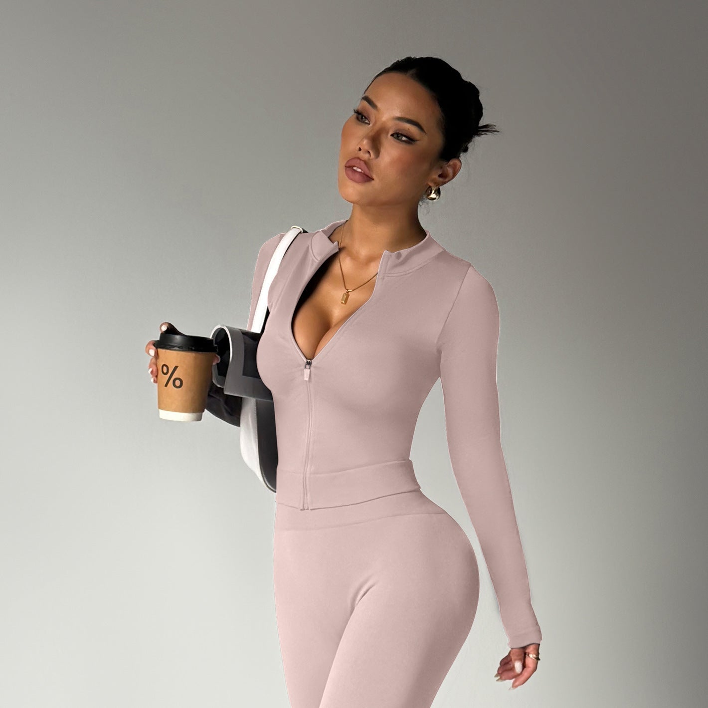 High-Waist Activewear Suit