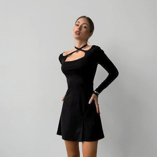 Casual Slim Fit Knit Dress