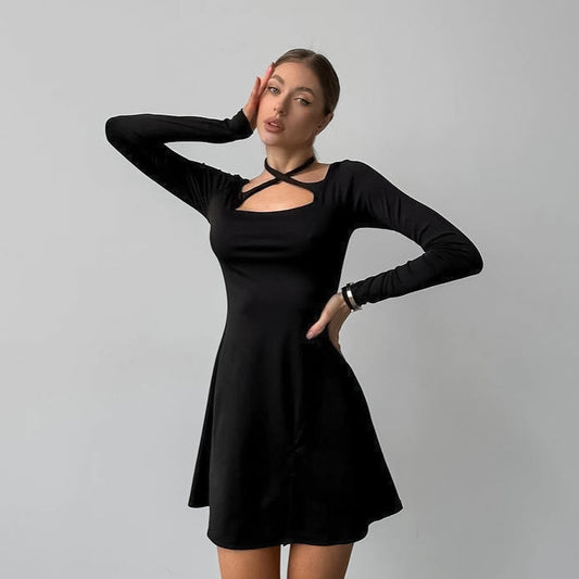 Casual Slim Fit Knit Dress